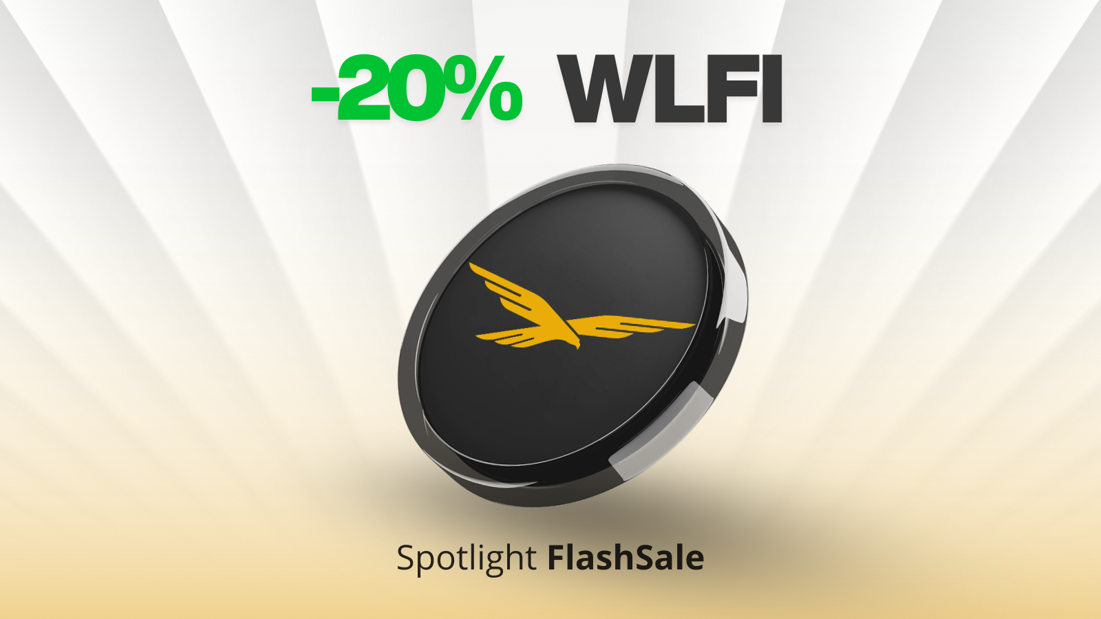Buy WLFI at a 20% discount with Tradesilvania FlashSale