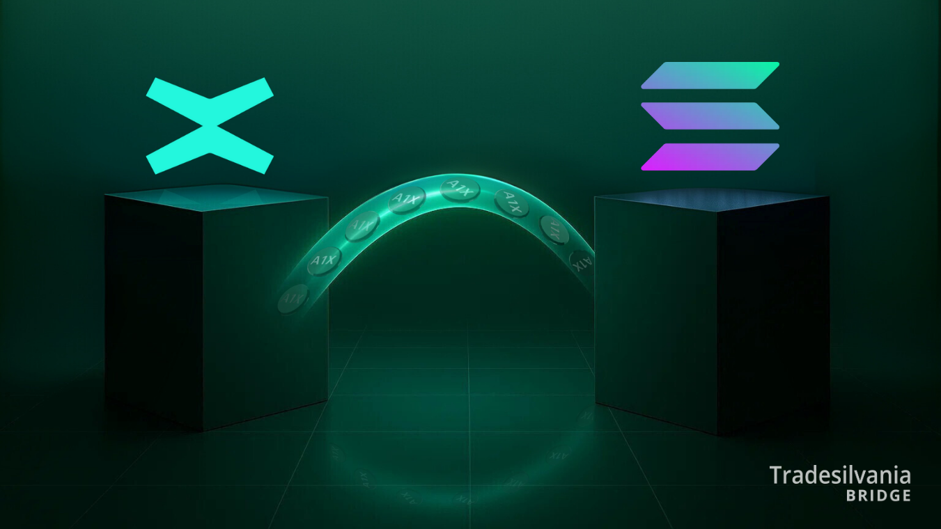 Tokenul $A1X de la AI Nexus de pe MultiversX pe Solana prin Tradesilvania Bridge