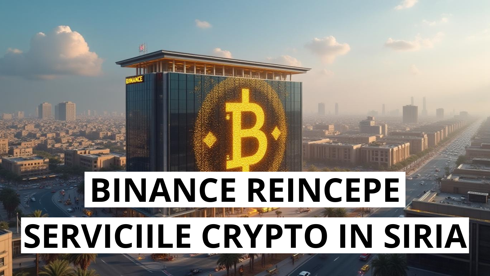 Binance anunta suport complet pentru utilizatorii crypto din Siria