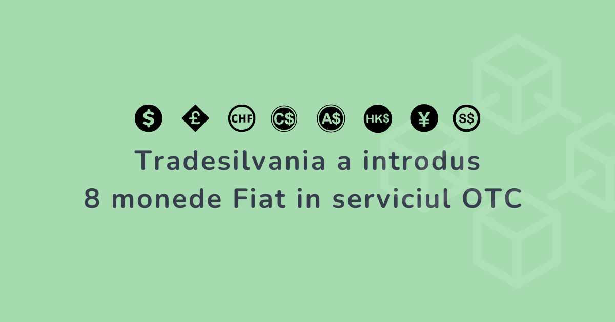 Tranzactionare OTC Crypto in USD,GBP si alte 6 monede FIAT