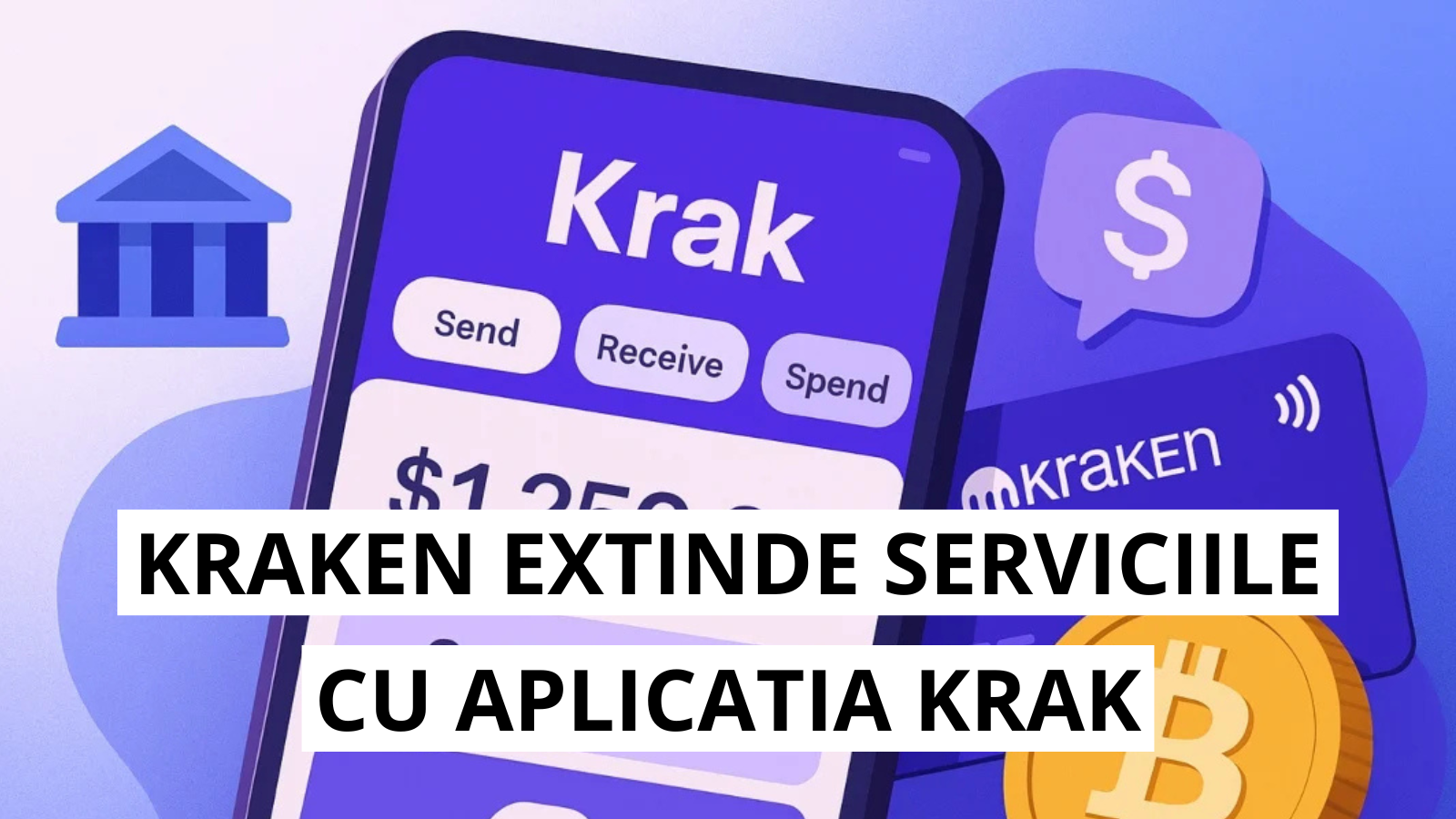 Kraken extinde serviciile cu Krak, aplicatie de plati peer-to-peer