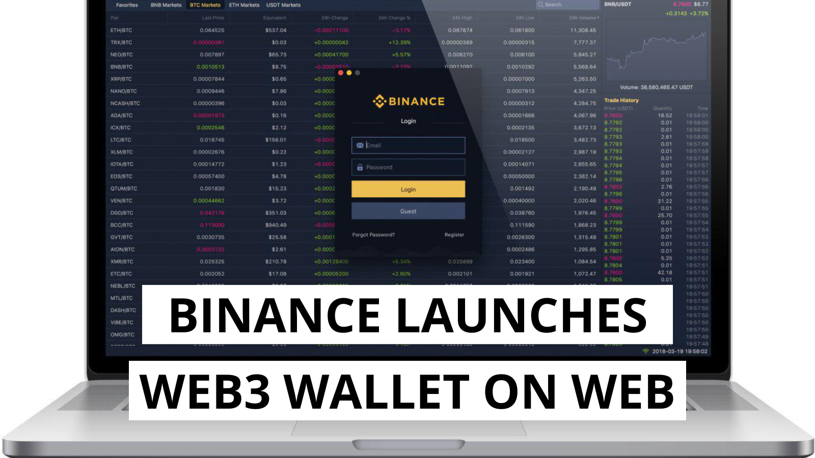 New Binance Wallet Web Offers Real-Time On-Chain Tools and Self-Custody