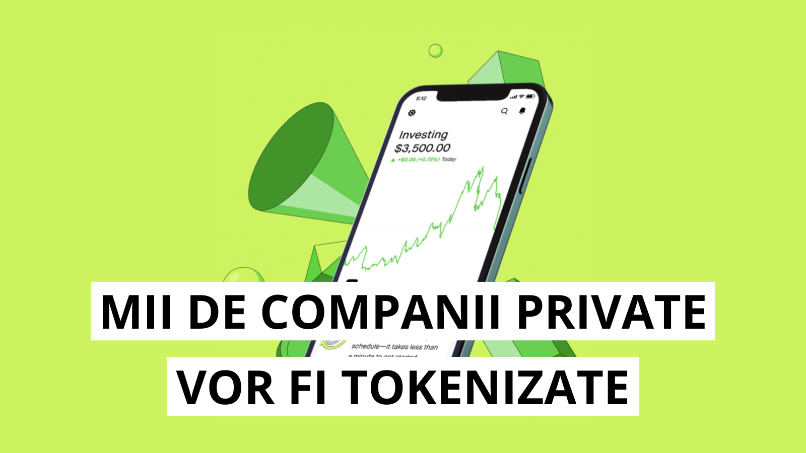Robinhood vrea sa lanseze mii de actiuni tokenizate ale companiilor private